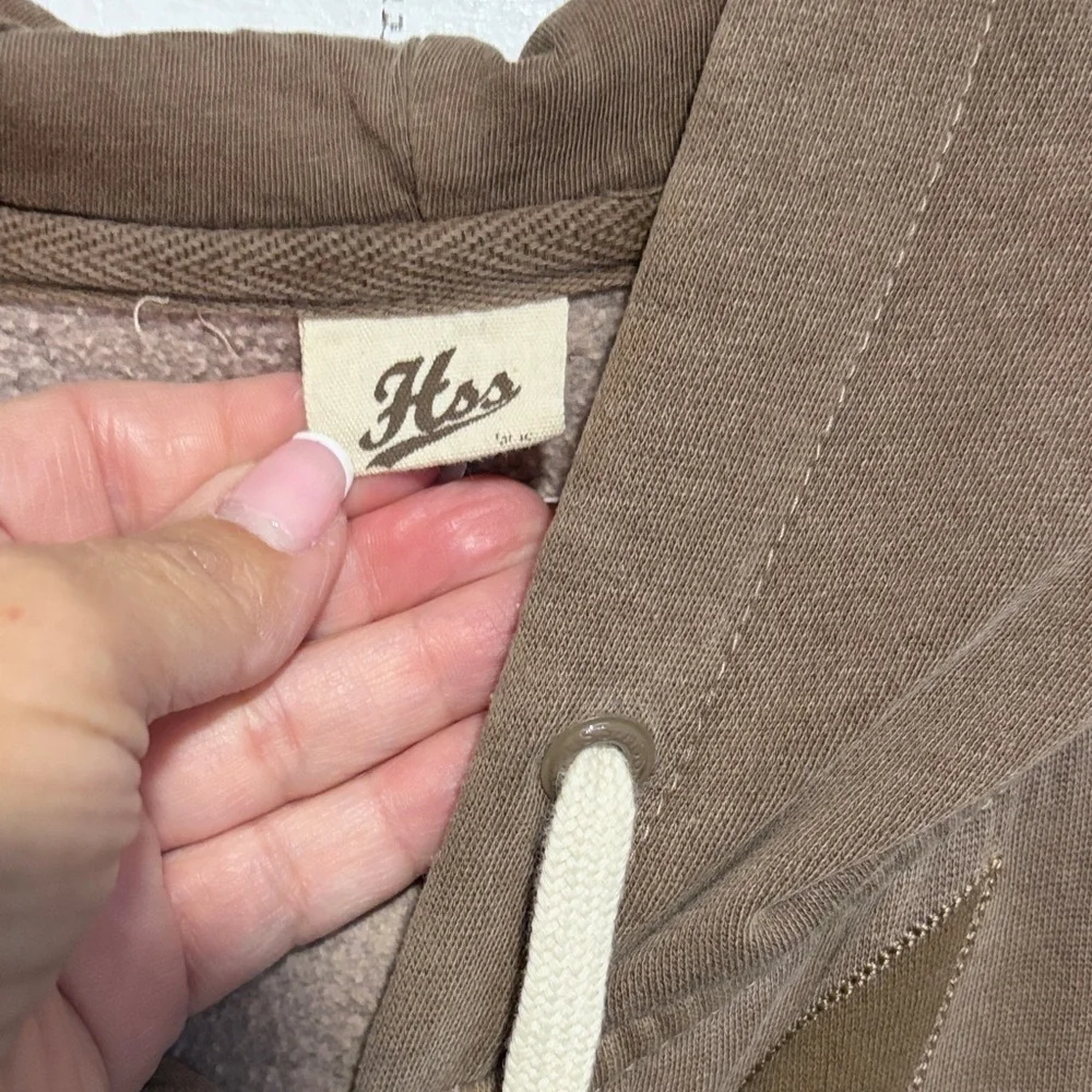 Men's Brown Zip-Up Hoodie